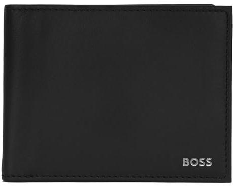 BOSS Men's Randy_Trifold 10272879 01 Trifold Wallet, Black, ONESI