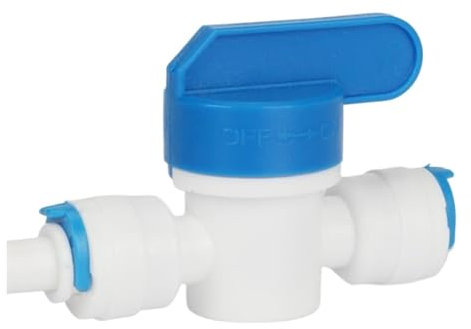 Aqxyki 10 Piece Water Connection 1/4 Inch Ball Valve Closure Quick Connect For Water Reverse Osmosis Aquarium Permeation