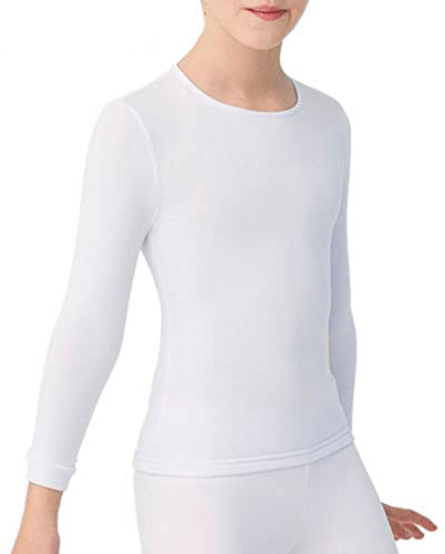 YSABEL MORA Maglietta termica per bambini a maniche lunghe trattiene il calore corporeo e offre il massimo comfort per i bambini in inverno, design versatile e funzionale per una protezione extra dal