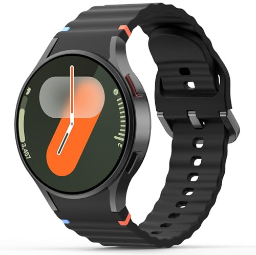 Yoohoo 20mm Watch Strap for Samsung Galaxy Watch 7/6/5/4/FE Strap 40mm 44mm | No Gap Sport Bands for Galaxy Watches 6 Classic 47mm 43mm,Galaxy-Watch 4 Classic 42mm 46mm,Watches 5 pro 45mm,Women Men