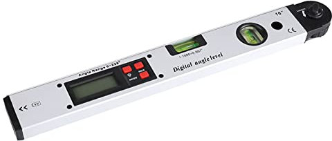 LOCADENCE Digitaler Winkelmesser, 360 Grad LCD Digital Neigungsmesser mit Hintergrundbeleuchtung, Winkelmessgerät für Bauschreiner