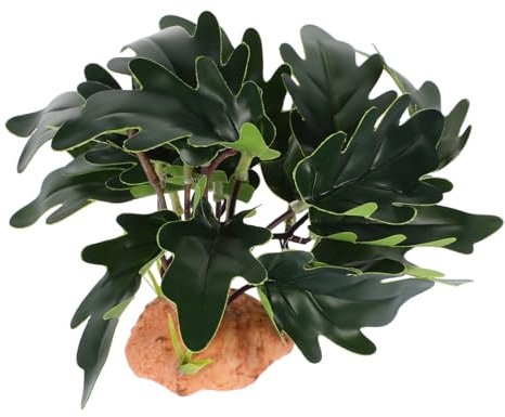 SEWOART Plante Artificielle pour Terrarium De Reptiles Ornement pour Aquarium Plante Décorative pour Reptiles Décoration Aquarium