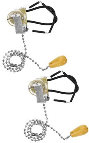 SHINEOFI 2 Pièces de fil léger de remplacement de lampe à chaîne pour lampe pièce d' pour le fer Silver