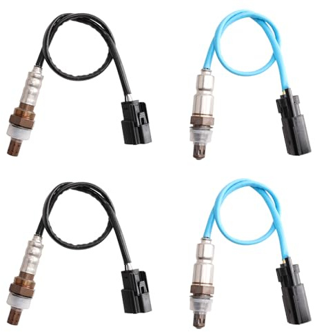 HTMXJA 4Pcs Upstream and Downstream Oxygen O2 Sensor for Edge 3.7L 3.5L 11-14,Explorer 3.5L 11-15,F-150 3.7L 11-14,Escape 3.0L 10-12,Fusion 3.0L 10-12,CX-9 3.7L 11-15,.OE#234-5038 234-4490