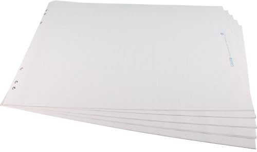 SMIT VISUAL | Flipchartpapier Eco | Kariert, VE 5 Stk, Format 1000 x 650 mm