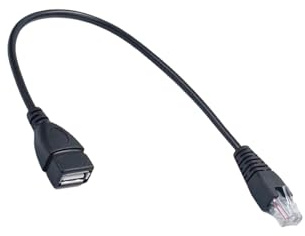 USB to RJ45 Ethernet Cable 30cm Plug & Fast Adapter Modem Wins/Linux USB Ethernet Adapter for Play Printer Camera