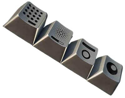 omiinitio Tapa de teclas de aluminio con acabado en color único para teclados mecánicos para programadores y juegos de oficina