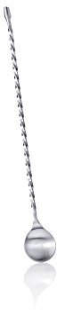 LEOPOLD LV233000 Cocktailrührlöffel, 0.7 x 3.4 x 27.2 cm, Silberfarben