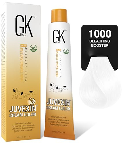 GK Hair Crema Colorante para Cabello 100 ml – Coloración Semi-Permanente Nutritiva para Peinados, Tonos Naturales e Intensos, Ideal para Mechas, Reflejos y Resultados Uniformes de Fácil Aplicación