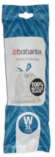Brabantia 116681 PerfectFit Sac de poubelle pour NewIcon Plastique Blanc 0,1 x 33,5 x 34 cm