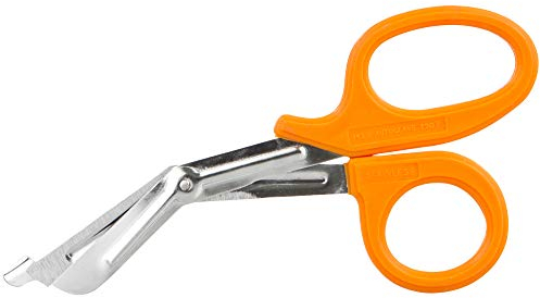 Sanismark - Tijeras universales para vendajes (19 cm), color naranja