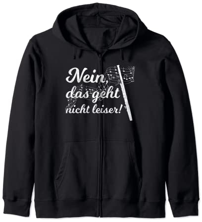 Nein Das Geht Nicht Leiser! Fagottist Retro Fagott Kapuzenjacke