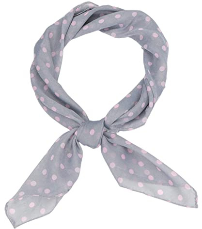 FAIRYGATE Seidenschal Damen Chiffon Elegante Seidentuch Haare Satintuch Halstuch Bandana Tuch Kopftücher Taschentuch Ansatz Scarf DA27
