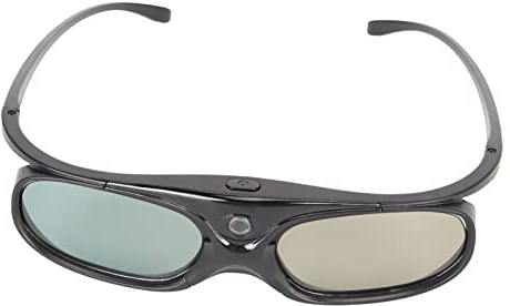 Wiederaufladbare 3D-Aktiv-Shutter-Brille für DLP-Link-Projektoren, 144 Hz Bildwiederholfrequenz, Kompatibel mit Vivitek, LTV 2500, LTV 3500, Vanish TV