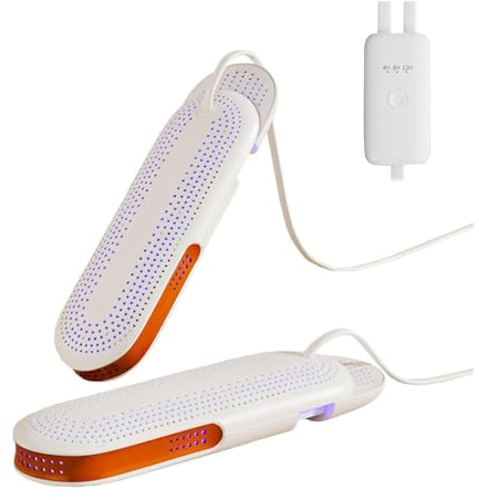 Secador Electric Shoe Dryer Portable Boots Dryer w/3 Modes Timer Auto Self Off Footwear Dryer Machine Quick Drying Ski Boots Warmer for Gloves Socks Sweaty Shoes