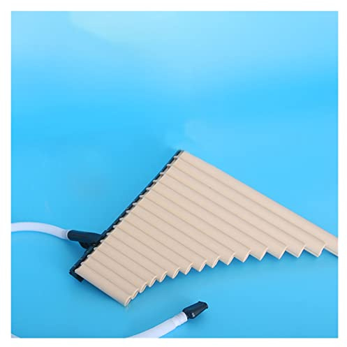 Panflöte Panflöte Mit 18 Rohren Und Gleitmund, Geeignet Für Studenten Zum Lernen Anfänger Panflöte (Color : Off-white)