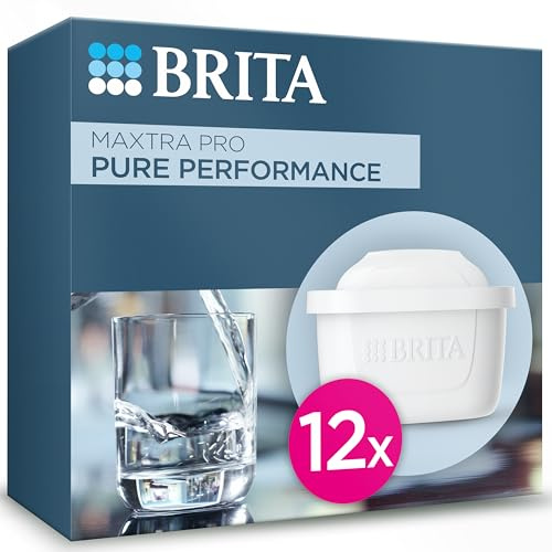 BRITA Cartouche Filtre Eau Robinet MAXTRA PRO Expert anti-tartre - Pack de 4 pour recharge carafe & Carafe Filtrante Marella XL Blanche incl 1 cartouche filtre eau robinet MAXTRA PRO All-in-1