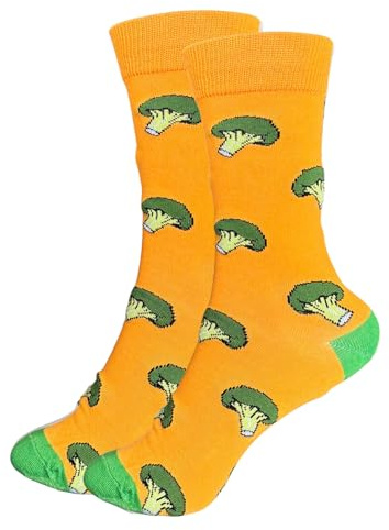 Tindo Calzini colorati con motivo, divertenti calzini pazzi, per uomini e donne, calzini da regalo unisex, taglia unica, 36-43, calzini Crew Socks 1 paio..