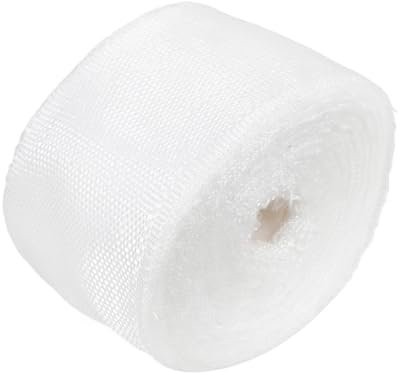 NIYANGLE Non-adhesive Fiberglass Cloth Roll 5cm x 30m Woven Repair Tape for Boats Seams and Molding Applications Sturdy Fiberglass Mesh Tape for Reinforcement