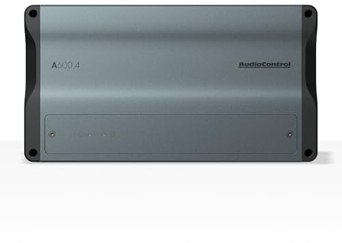 AudioControl A600.4 4-Channel Car Audio Amplifier, Grey
