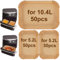 150 unidades de papel de horno Airfryer para Ninja Flex Drawer Dual Zone AF500EU AF500EUCP 10,4L, también compatible con COSORI XXL 10L, Cecotec 9000, 100 unidades de papel de horno Airfryer para 5,2