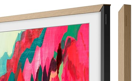 Samsung 65” The Frame Customizable Bezel (2025 Model), Magnetic, Quick and Easy Installation, VG-SCFF65TKBZA, Modern Teak