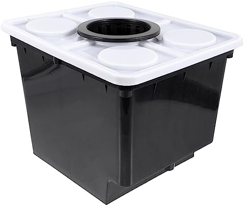 CIYODO Dutch Bucket Soilless Cultivation for Plants Growing Box Hydroponic Starter System for Greenhouse Vegetable and Fruit Cultivation Plastic Planting Basket