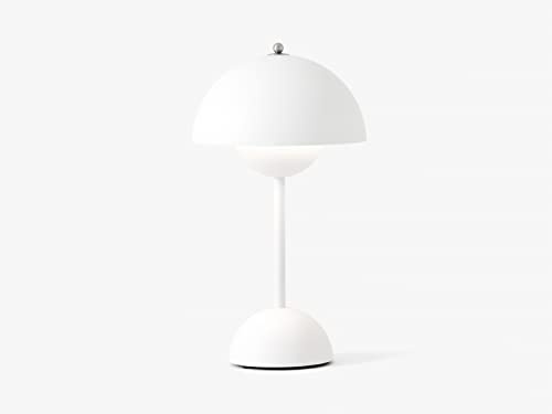 VP9 Wireless Flowerpot Lamp - 29.5 cm Modern White Table Light - Stylish Indoor & Outdoor Lighting Solution for Home Decor, Functional & Chic Design