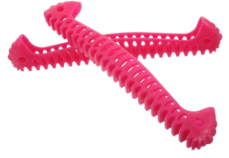 ROMISBABA 2 Stück Elastische Eisschlittschuh Klingen Schoner aus Weichem Dehnbarem Material Passende Schutzüberzüge für Erwachsene Vielseitiger Schutz für Eiskunstlauf und Hockey