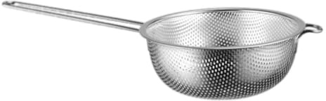 CLISPEED Cesta De Drenaje Antióxido De Acero Inoxidable 25,5 Cm Asa Única, Cesta Para Lavar Frutas y Verduras, Creativa y Antideslizante Para Cocina, Uso Doméstico, 1 Unidad