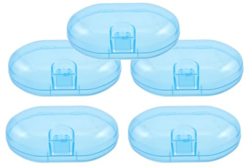 Beavorty Cepillo de Dientes para Ñiño Estuche Portátil 5 Cajas de PP para Limpieza Bucal y Masaje de Encías en Recién Nacidos