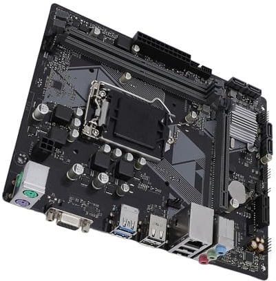 XUMIUZIY Scheda Madre H310M F R2.0, Scheda Madre per Computer Desktop M ATX DDR4 Supporta CPU LGA 1151 9a 8a Generazione Core 14nm, con PCI E 3.0 E Chip ALC887, per Giochi di Design