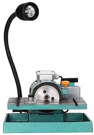 Affûteur de couteaux universel, outil de tournage, aléseuse électrique 2800 tr/min avec éclairage, table de travail inclinable de 0 à 180°, meuleuse CNC pour soudage, huile de meulage