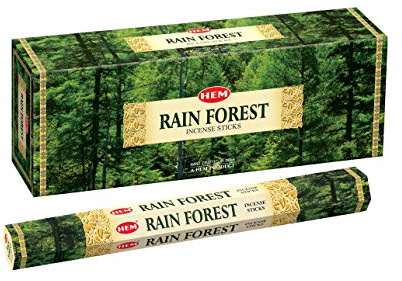 RAIN FOREST von HEM BIG PACK 6 x 20 Räucherstäbchen Original Indien Incense