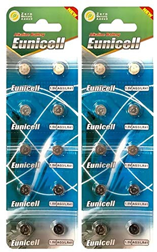 20 X AG3 Button Cell Batteries AKA SG3, LR41, 192/384 / 392