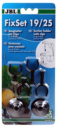 JBL Set con Soporte de Ventosa Universal con Clips para Exterior Filtro CristalProfi e 1901, Fixset, 60236
