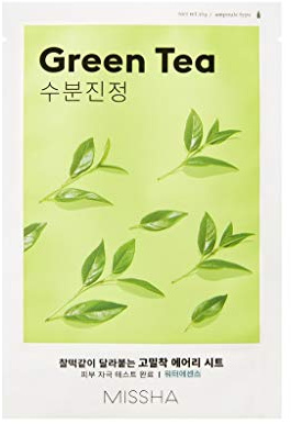MISSHA Pure Source Cell Sheet Mask Grüner Tee Green Tea Gesichtsmaske gesichtsmaske Korean Kosmetik 21g / 10 pcs