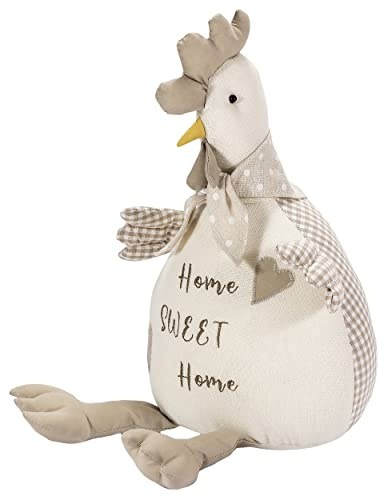 SPOTTED DOG GIFT COMPANY Türstopper Huhn, Tier Türstopper Boden Sack Schwer Stoff 1,5 kg, Hühner Deko, Geschenke für Tierliebhaber