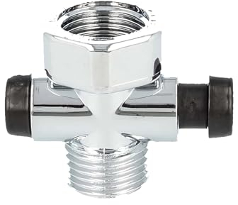 tecuro -60000- Duschstopp - Wasserstop für Handbrause Duschbrause - verchromt