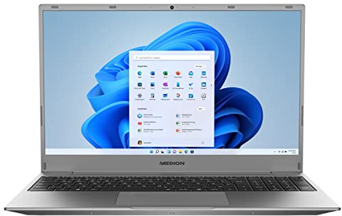 MEDION E16401 40,7 cm (16,1 Zoll) Full HD Notebook (Intel Core i5-1135G7, 16GB DDR4 RAM, 51GB PCIe SSD, sRGB Farbraum, WLAN, Win 11 Home)