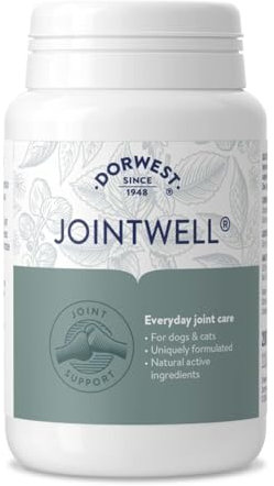 Dorwest JointWell 200 Tablets for Dogs & Cats – Natural Dog Supplements to Support Joint Mobility and Comfort, with Glucosamine, Chondroitin, Zinc, Vitamin C and Hyaluronic Acid
