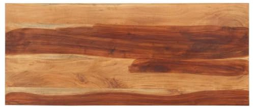 vidaXL Tischplatte 140x60x(2,5-2,7) cm Massivholz Akazie