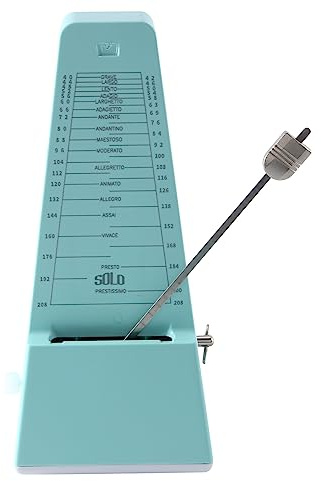Xptieeck SOLO S-320 Mechanisches Metronom, Universell für Gitarre, Violine, Klavier, Musikinstrument, Übungswerkzeug für Anfänger, Allgemeines Zubehör, Teile für Musikinstrumente, Grün