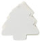 KALLORY 100pcs Christmas Tree Pendants DIY Kraft Blank tag DIY Gift Packing Accessory Christmas Tree Paper Tags Christmas Hanging Ornaments DIY Wedding Crafts white kraft paper decorations