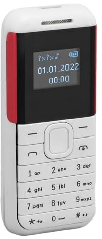 Le Plus Petit Téléphone Portable Minuscule Mini Téléphone Portable 2G, Téléphone Portable débloqué Double SIM GSM avec Numéroteur Bluetooth Mains Libres pour Enfants âgés, écran