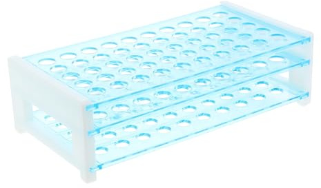 JECOMPRIS 50 Gestell Für Zentrifugenröhrchen Rohrhalter Laborständer Für Reagenzgläser Rohrständer Kleine Flasche Halter Für Zentrifugenröhrchen Werkzeugständer Plastik Reagenzglasgestell