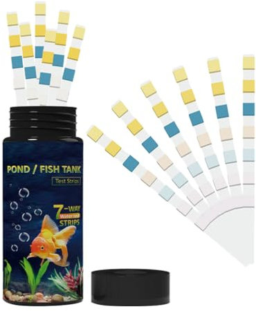 Gatuida 50stücke Wasser-teststreifen Wassertest Aquarien Pools Und Trinkwasser Ph Alkalinität Härte Einfach Ablesbar Für Fischhaltung Und Wasserpflege