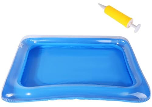 Inflatable Foot Bath Tub | Swimming Pool Footbath Basin - Portable Foot Bath with Inflator, Foot Soaking Bath Basin for Pool Entry Ladder