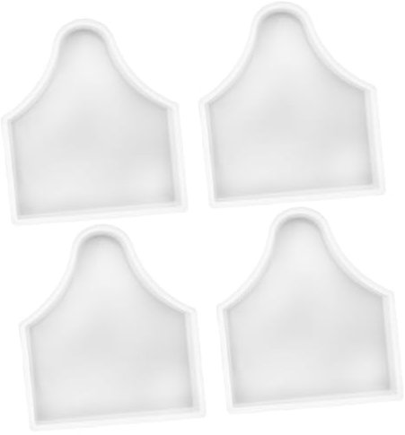 TEHAUX 4stücke Silikonform Für Duftkerzen Transparentes Epoxidharz Gießform Für Handgemachte Kerzen Für Kreative Und Bastelprojekte