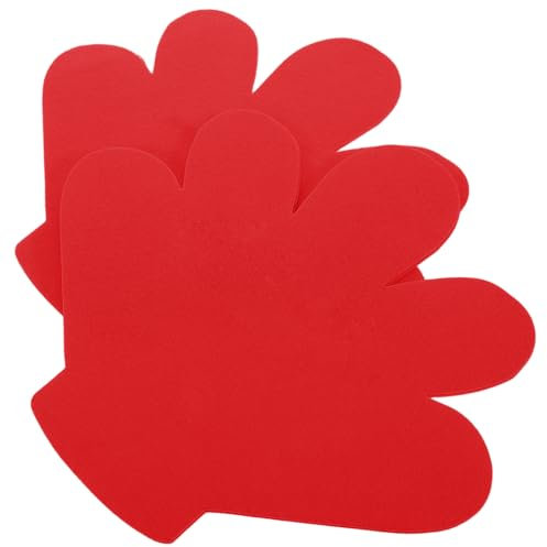 Kisangel Paar Kinderhandschuhe Cheerleading-Handschuhe Handblume Sicher Für Kleinkinder Rot Für Sport Und Partys